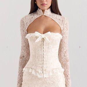 House of CB PERDITA CORSET TOP + BOLERO SIZE SMALL